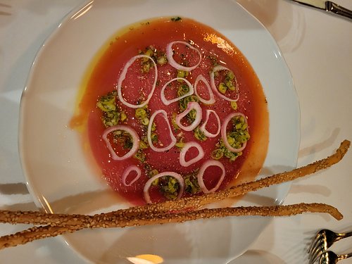 Nanas signature dishes The menu is seasonal. Past dishes have included Scallop Crudo, Ricotta Gnocchi, and Rohan Duck.